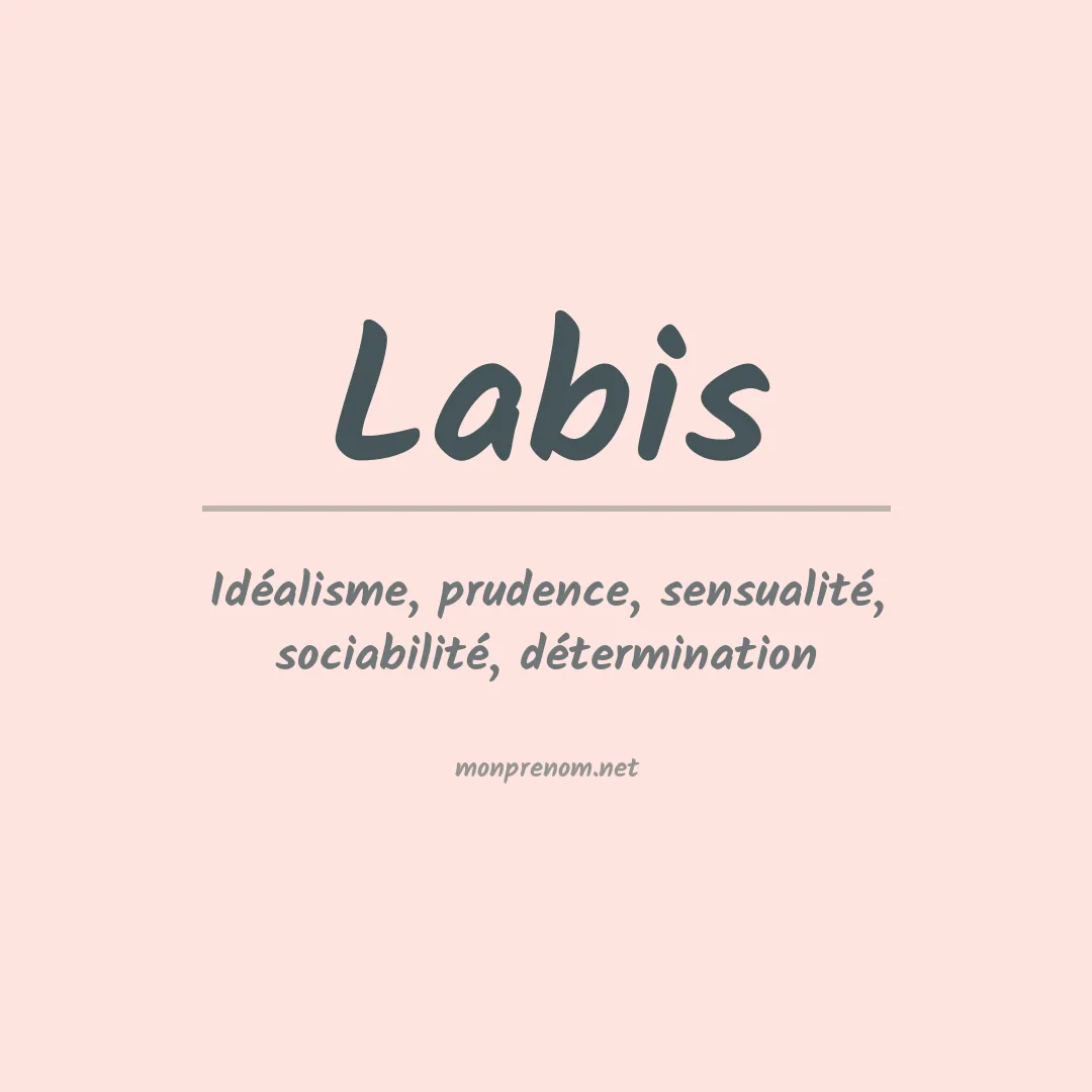 Signification du prénom Labis