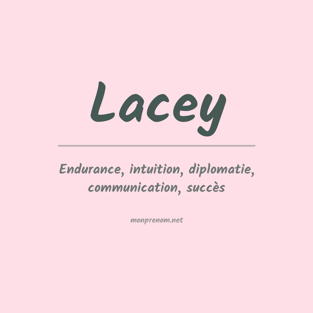 Prénom Lacey