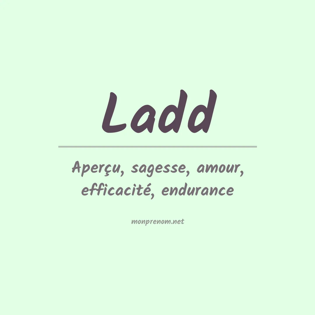 Prénom Ladd