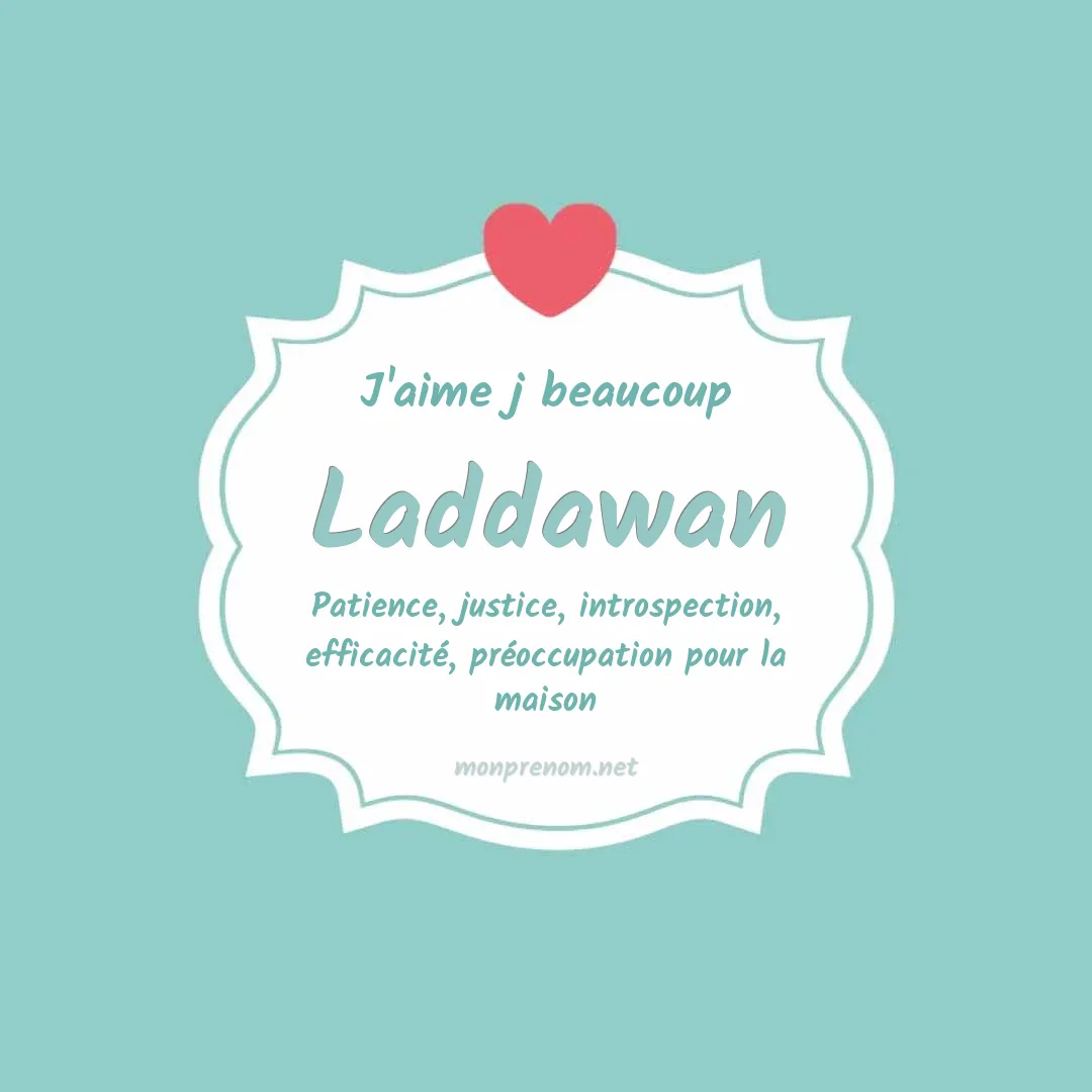 J'aime beaucoup Laddawan