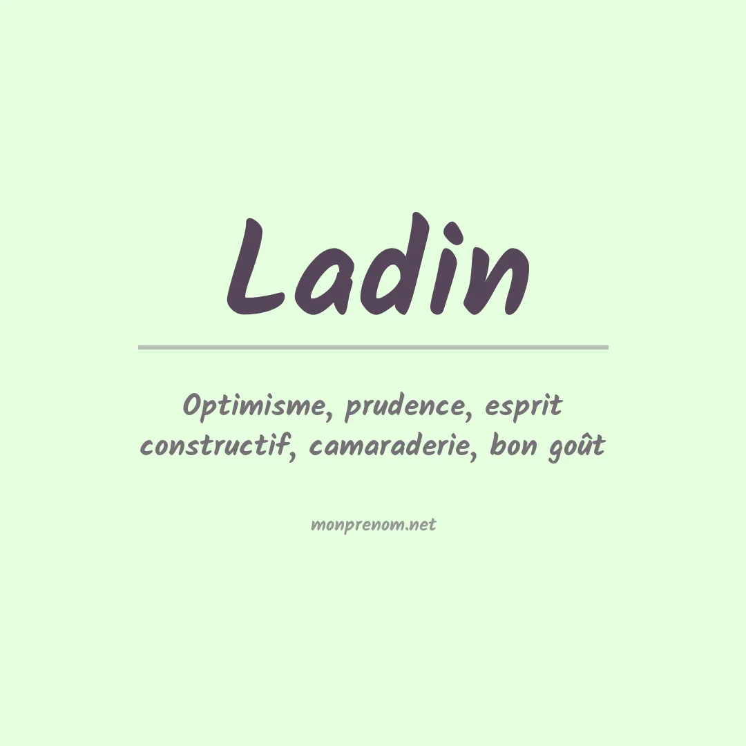 Prénom Ladin