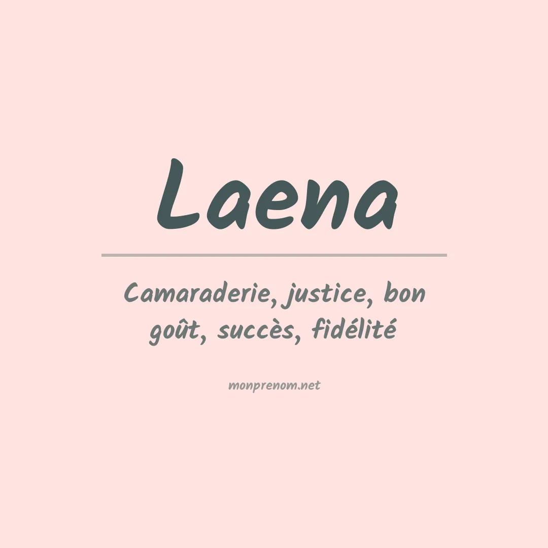 Prénom Laena