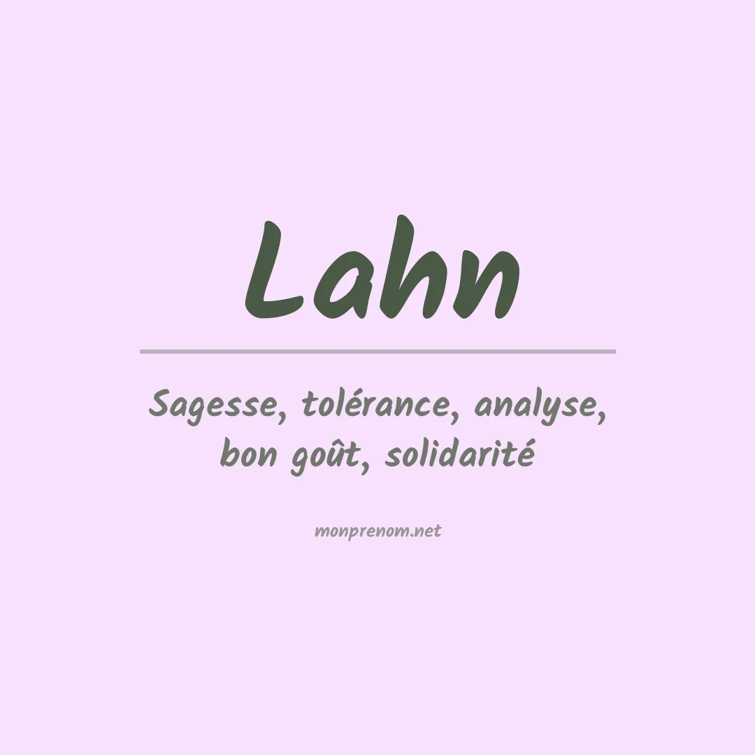 Prénom Lahn