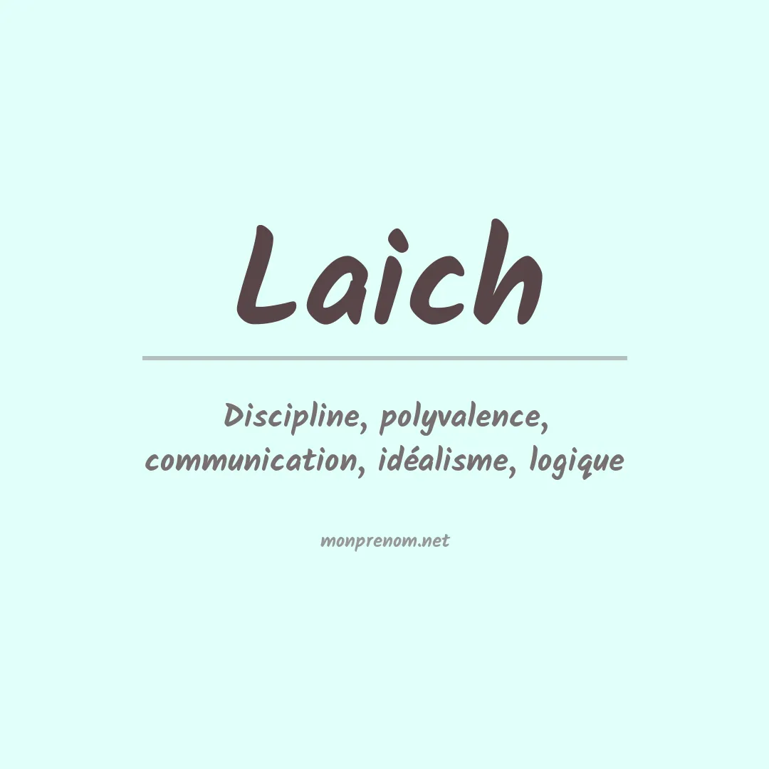 Prénom Laich