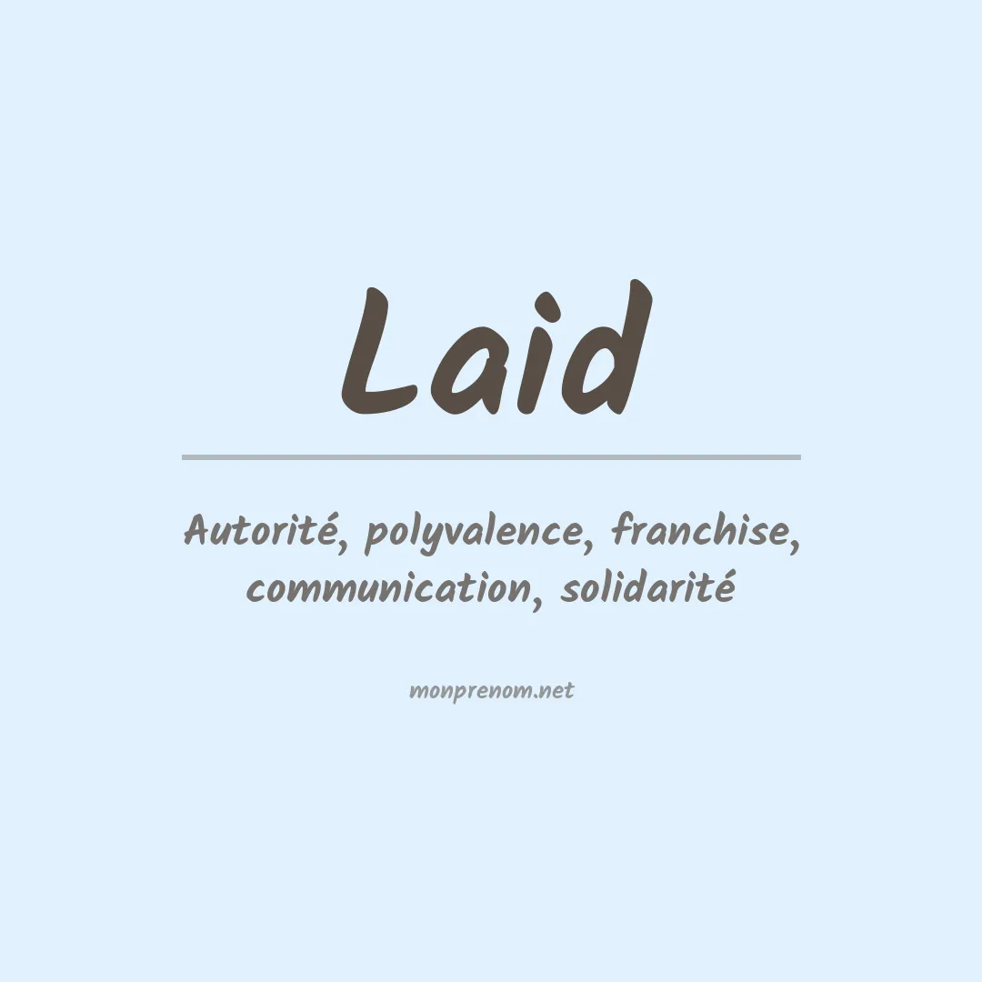 Prénom Laid