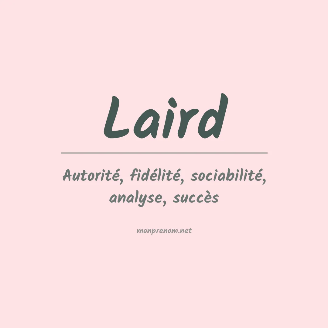 Prénom Laird