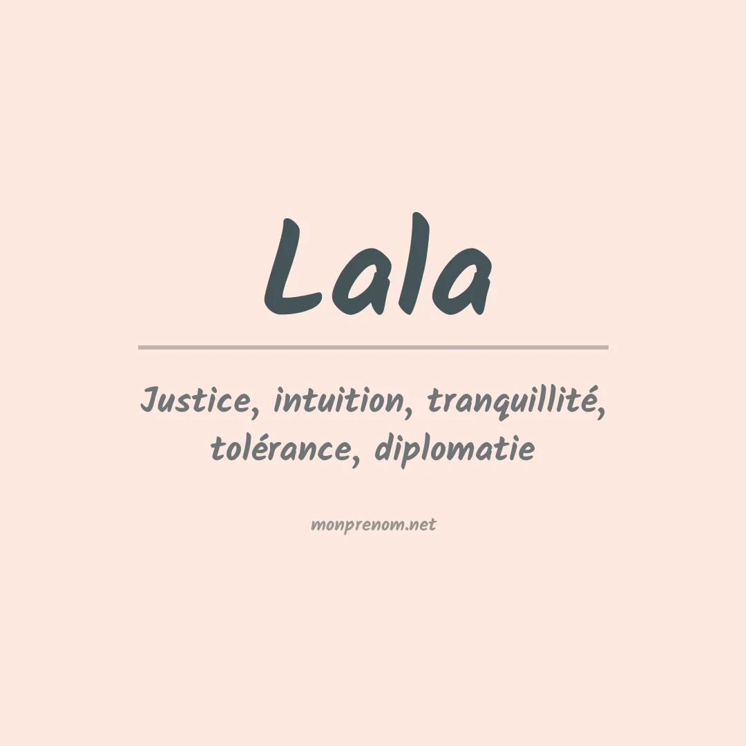 Prénom Lala