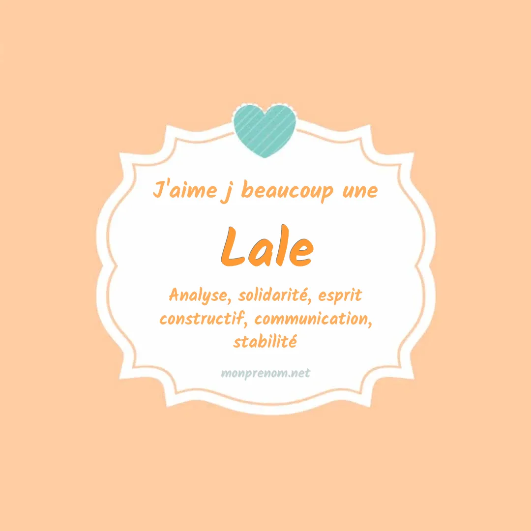 J'aime beaucoup Lale