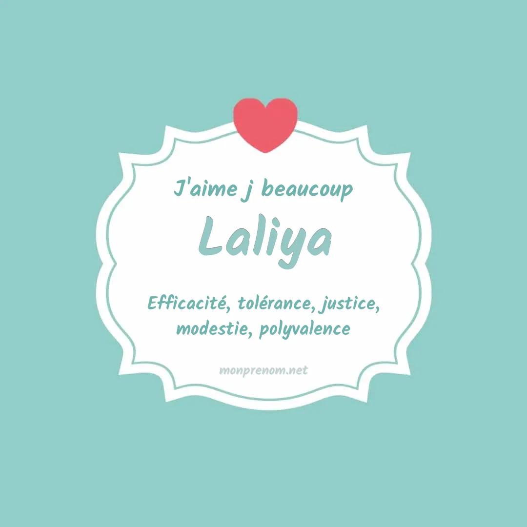 J'aime beaucoup Laliya