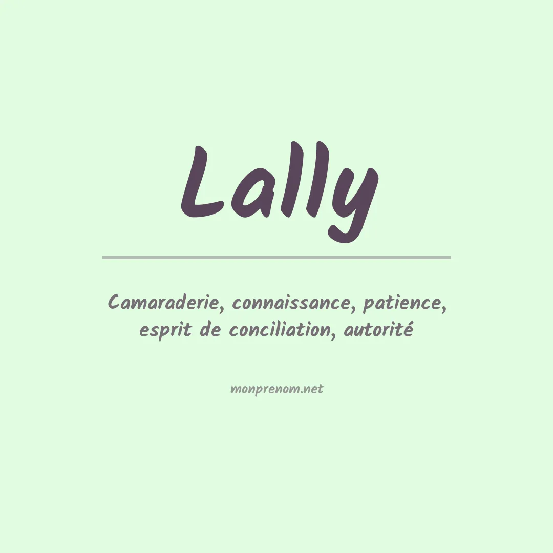 Prénom Lally