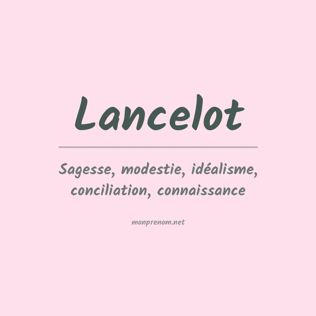 Prénom Lancelot