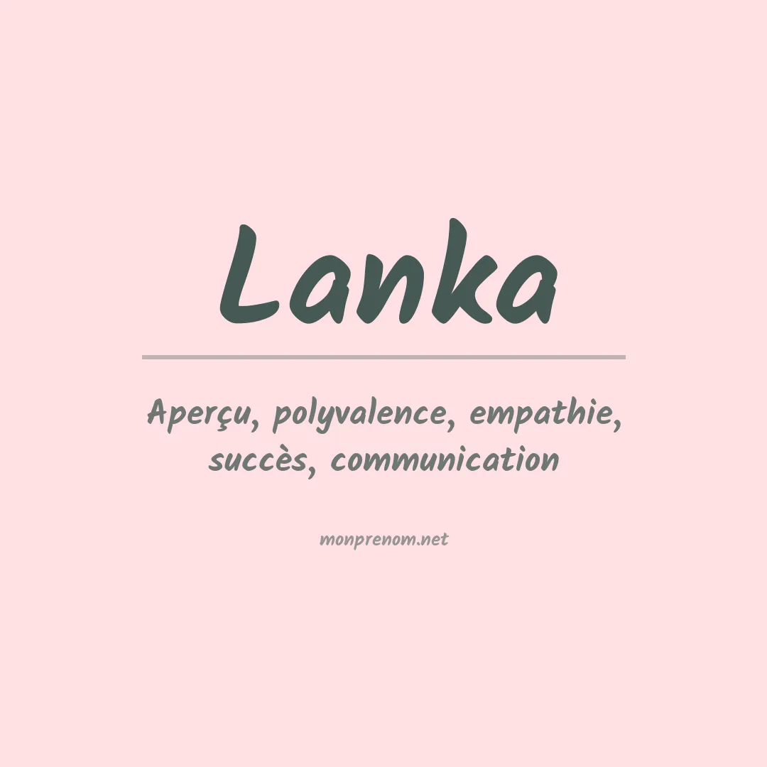 Prénom Lanka