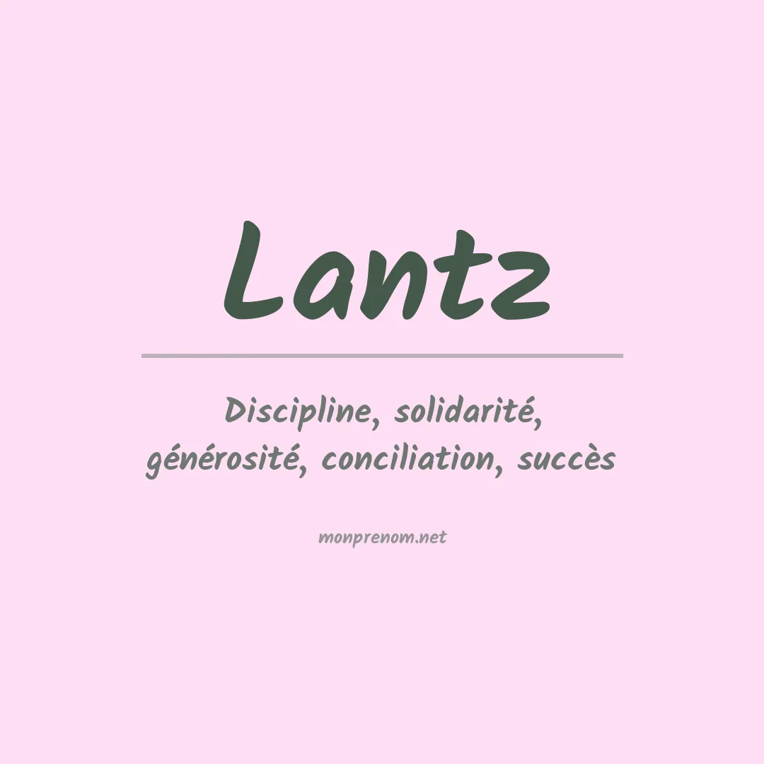 Prénom Lantz
