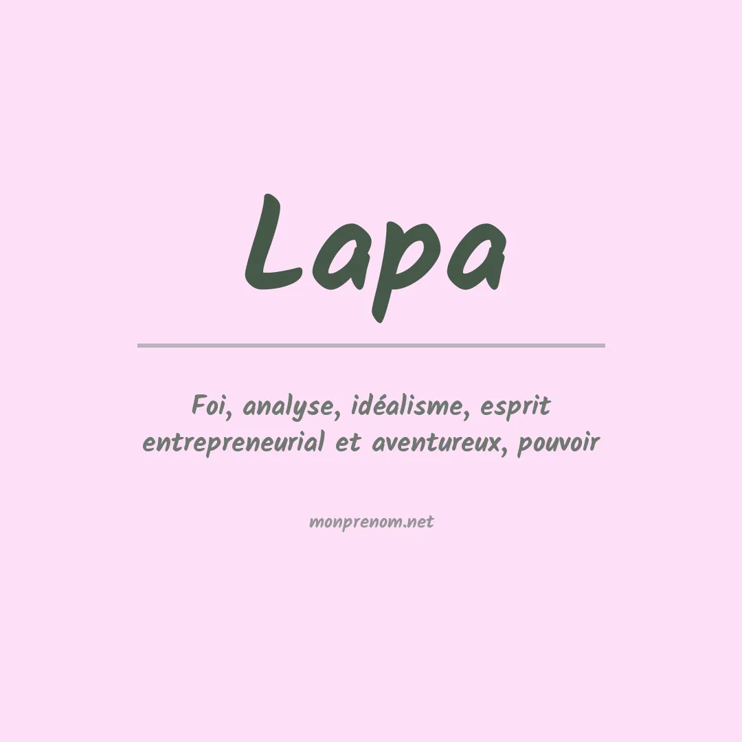 Prénom Lapa
