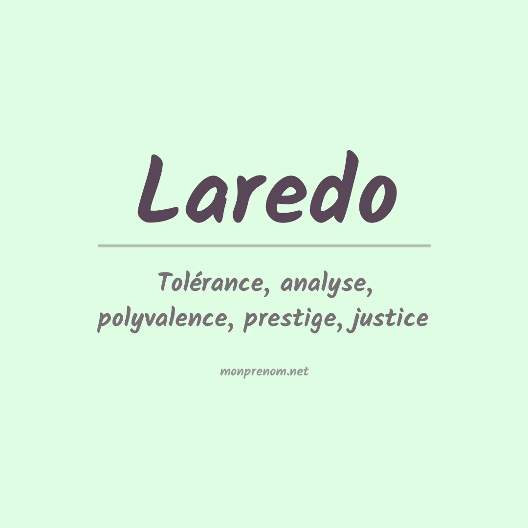 Prénom Laredo