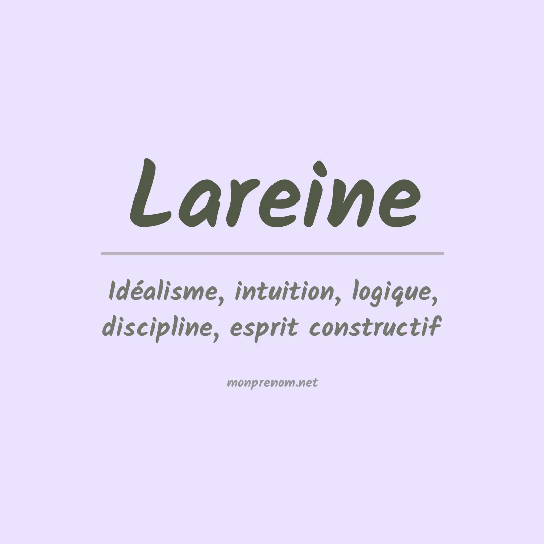 Signification du prénom Lareine