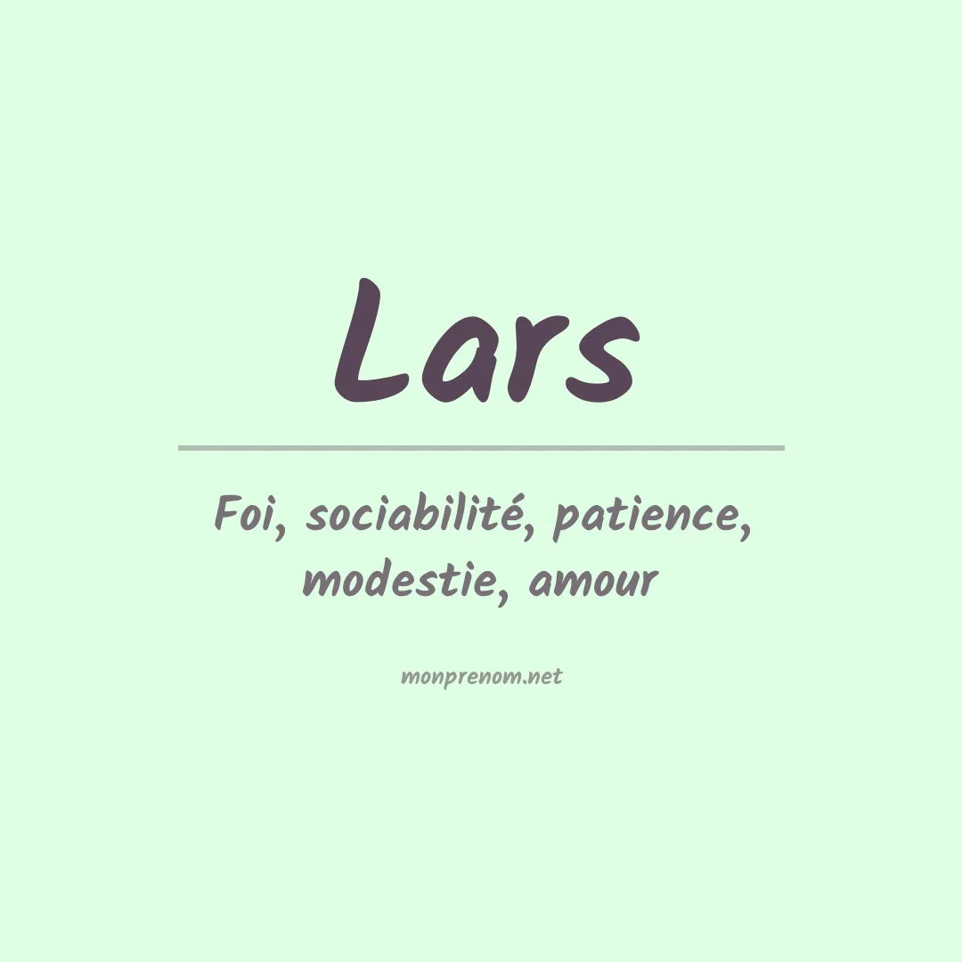 Prénom Lars