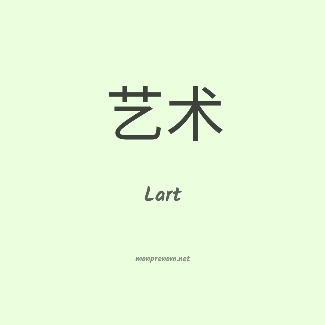 Lart en chinois