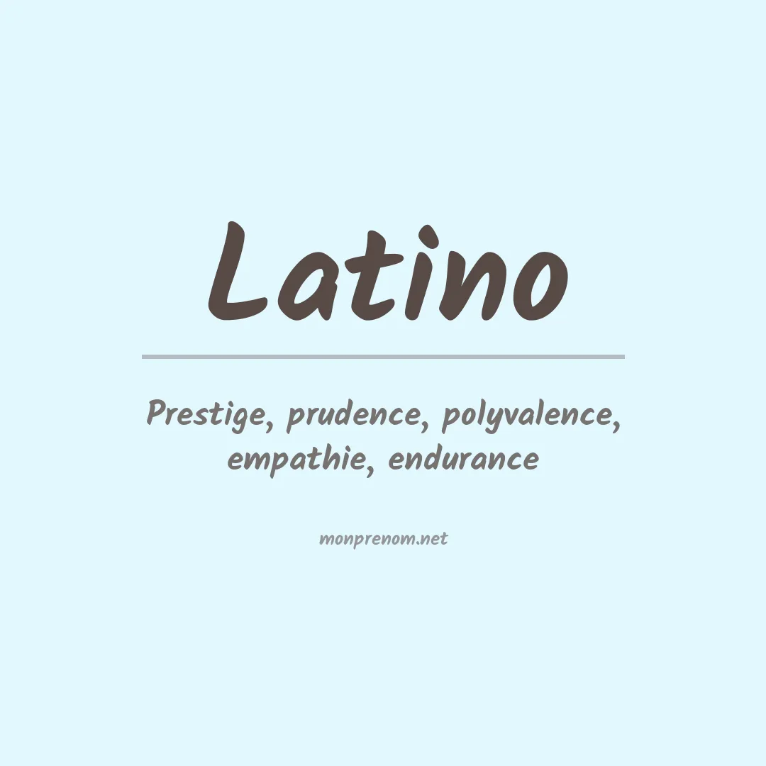 Prénom Latino