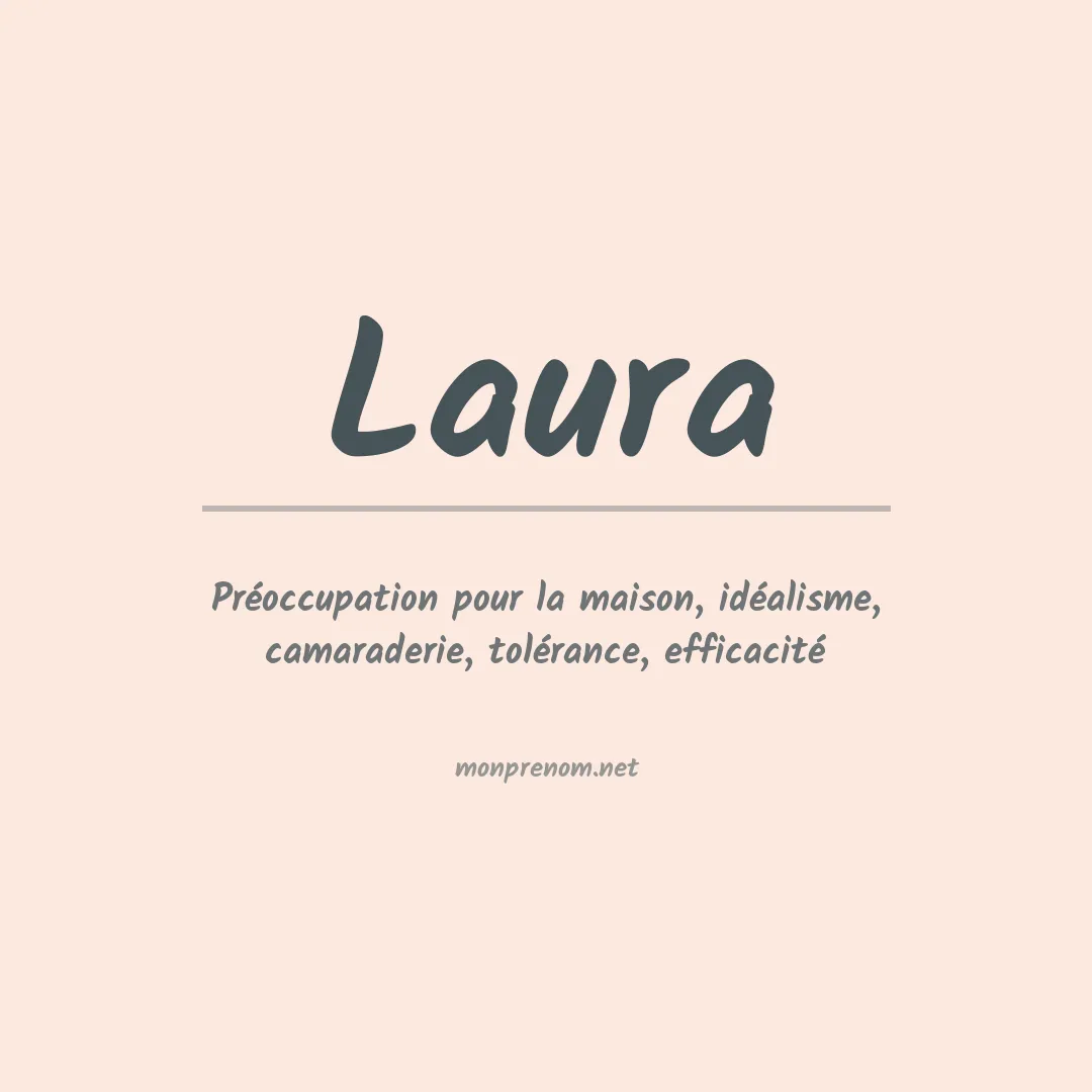 Prénom Laura