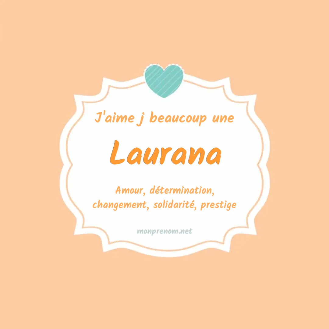 J'aime beaucoup Laurana