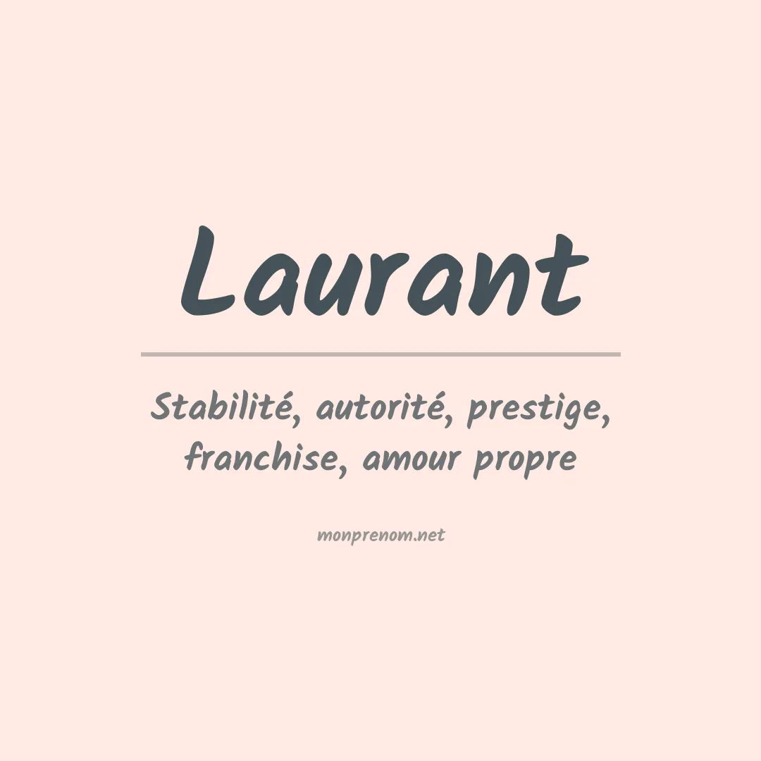 Signification du prénom Laurant