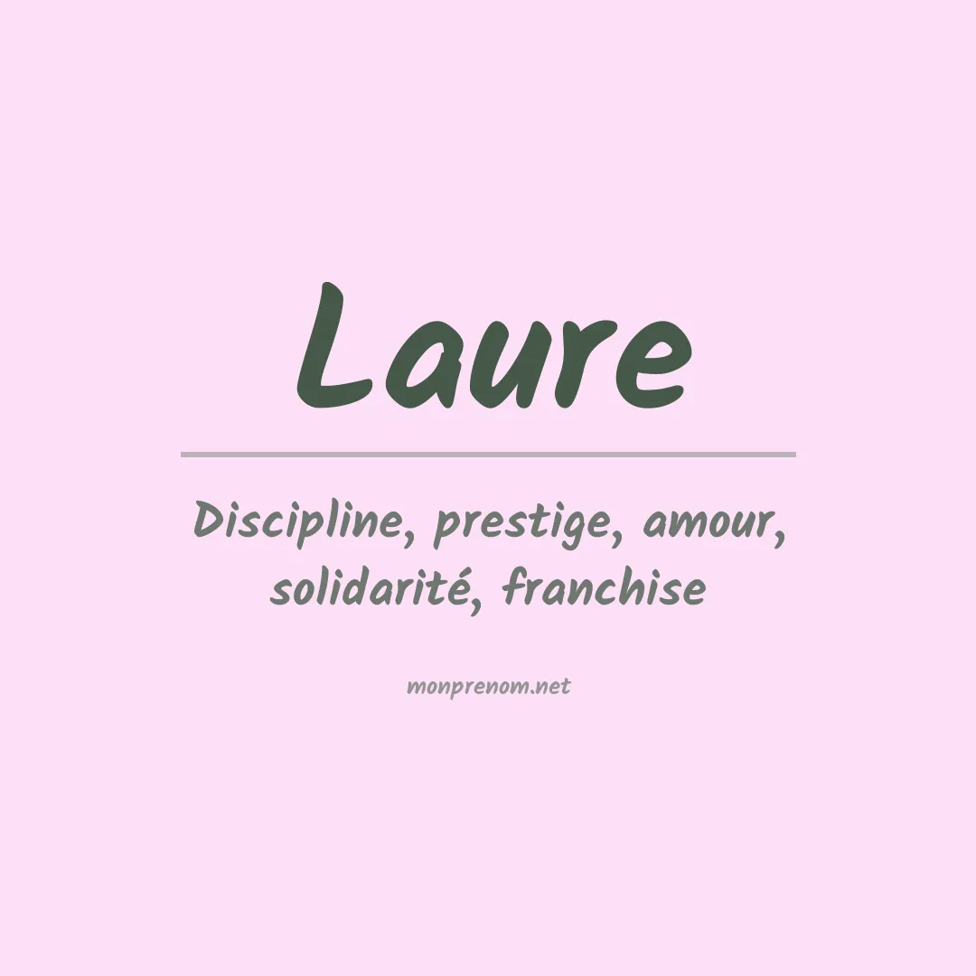 Prénom Laure