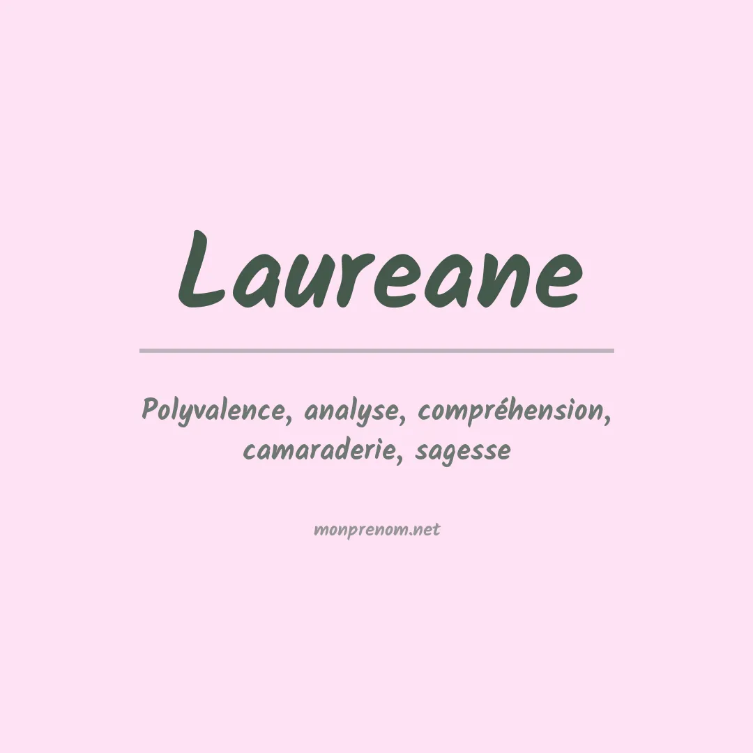 Signification du prénom Laureane