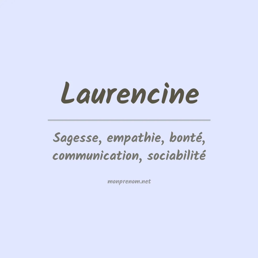 Prénom Laurencine