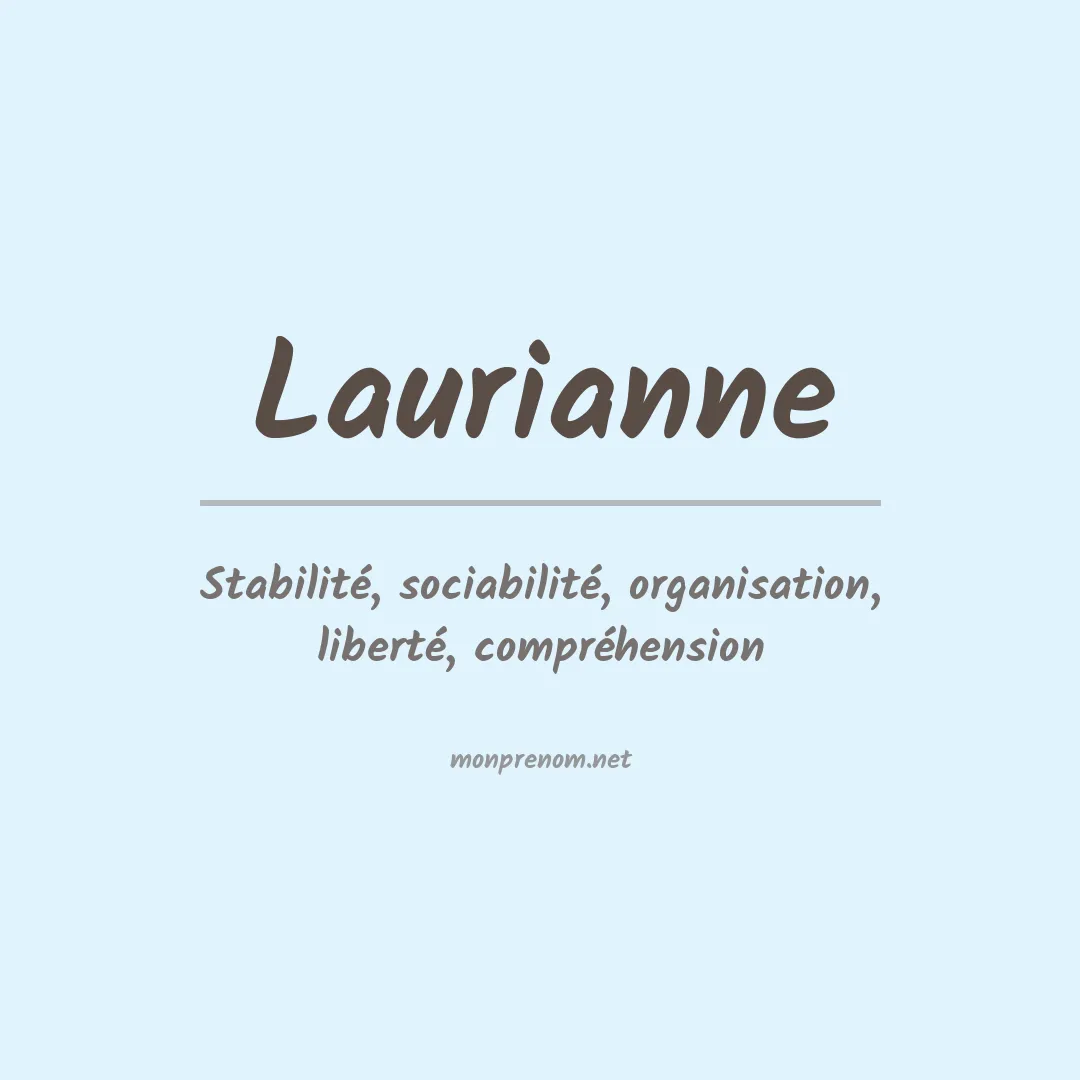 Prénom Laurianne