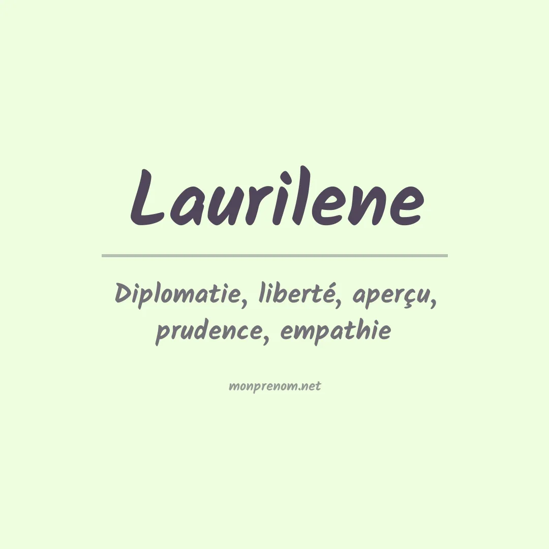 Signification du prénom Laurilene