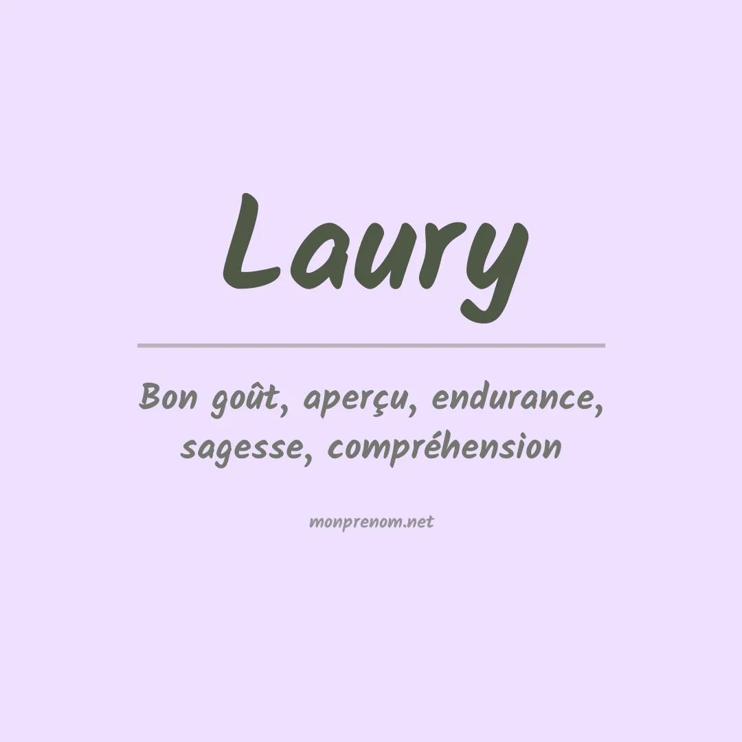Prénom Laury