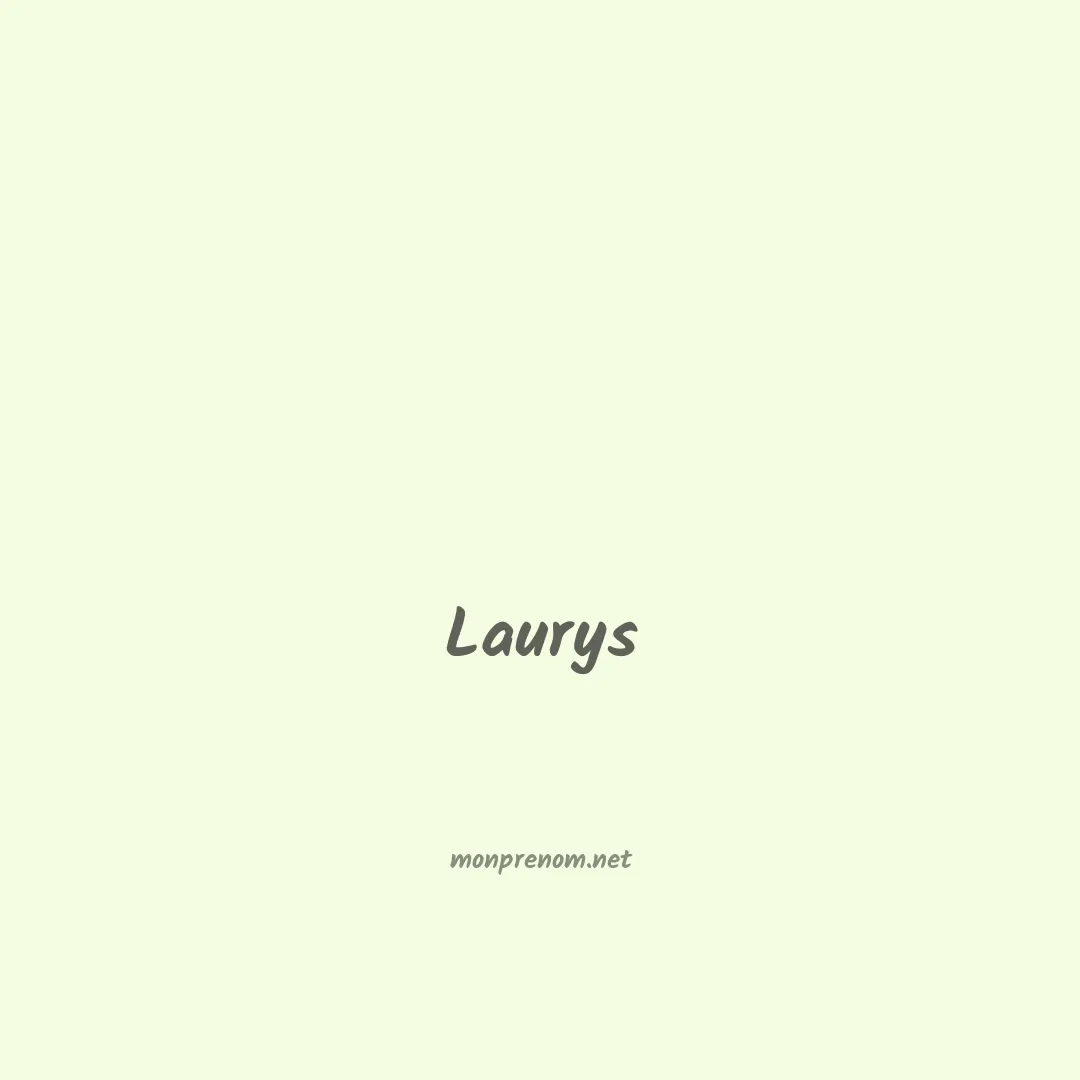 Laurys en chinois