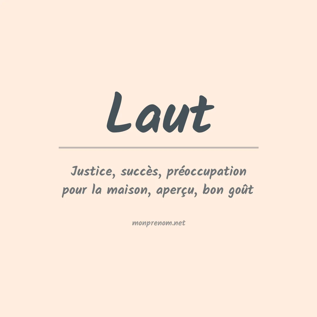 Prénom Laut