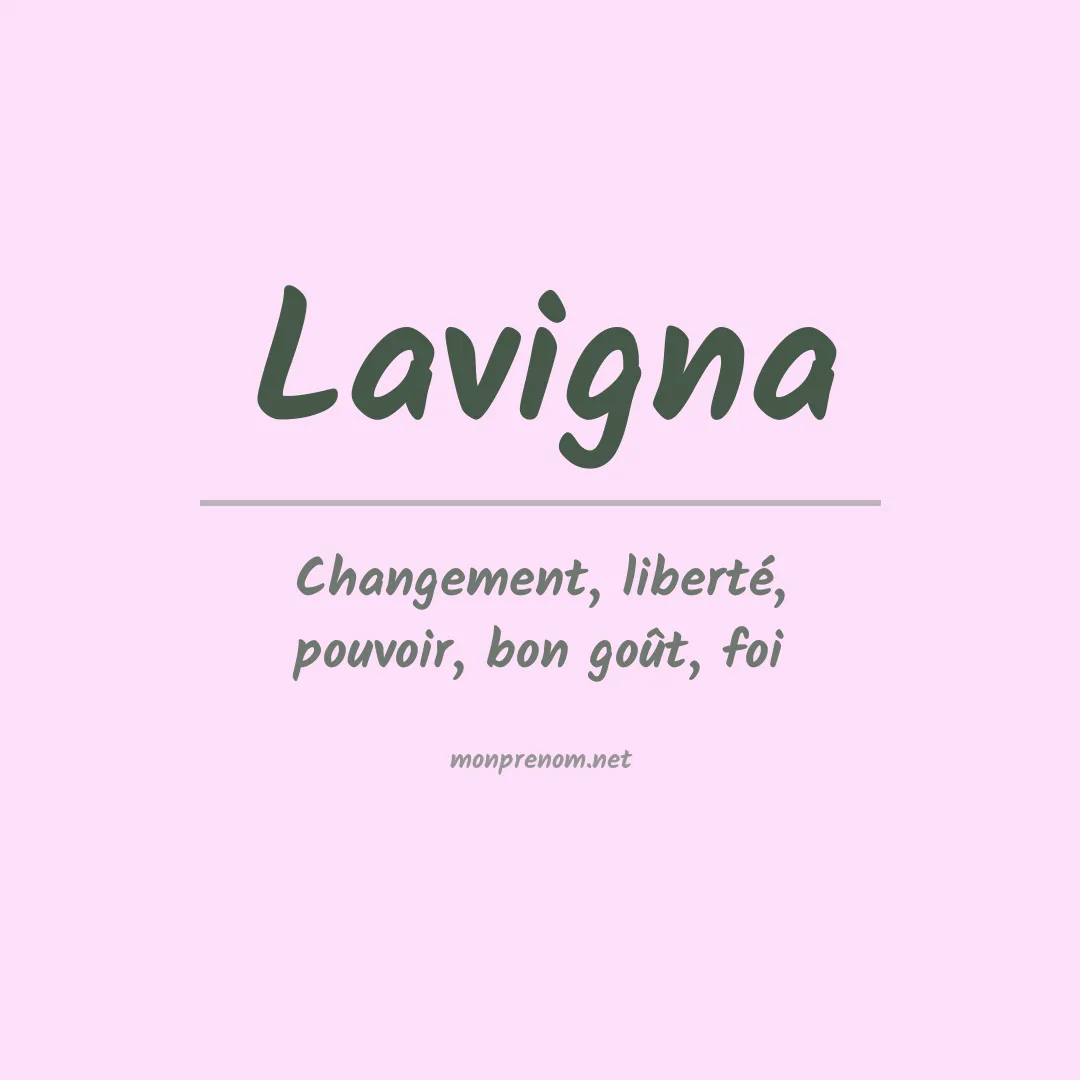 Prénom Lavigna