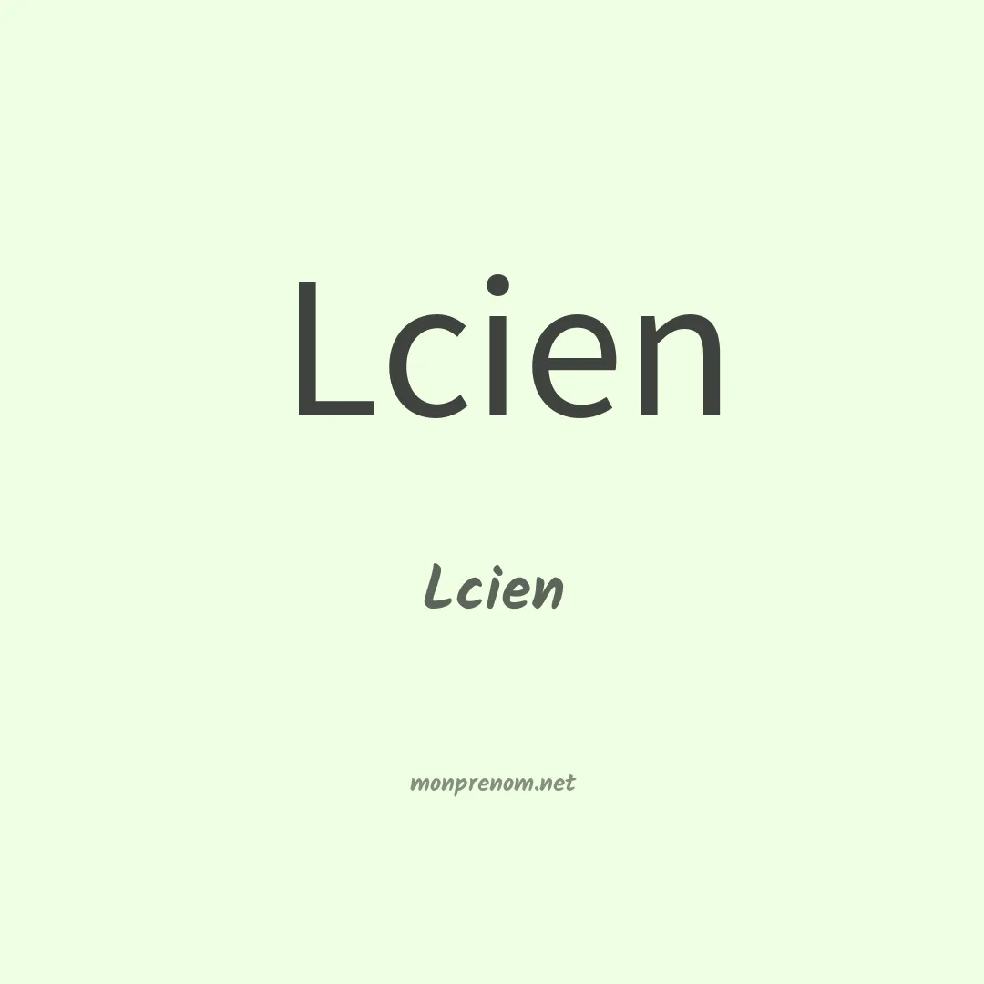 Lcien en chinois