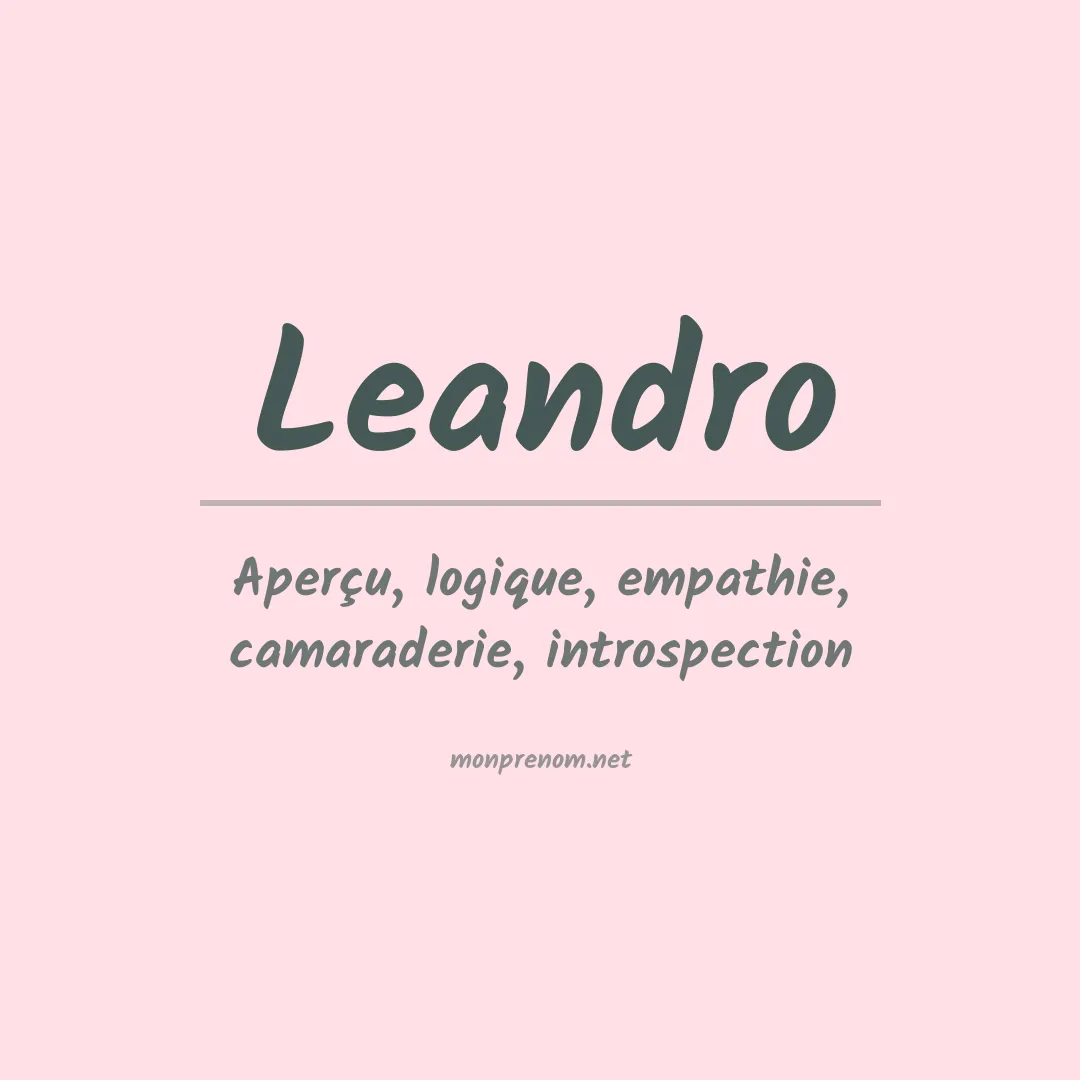 Prénom Leandro