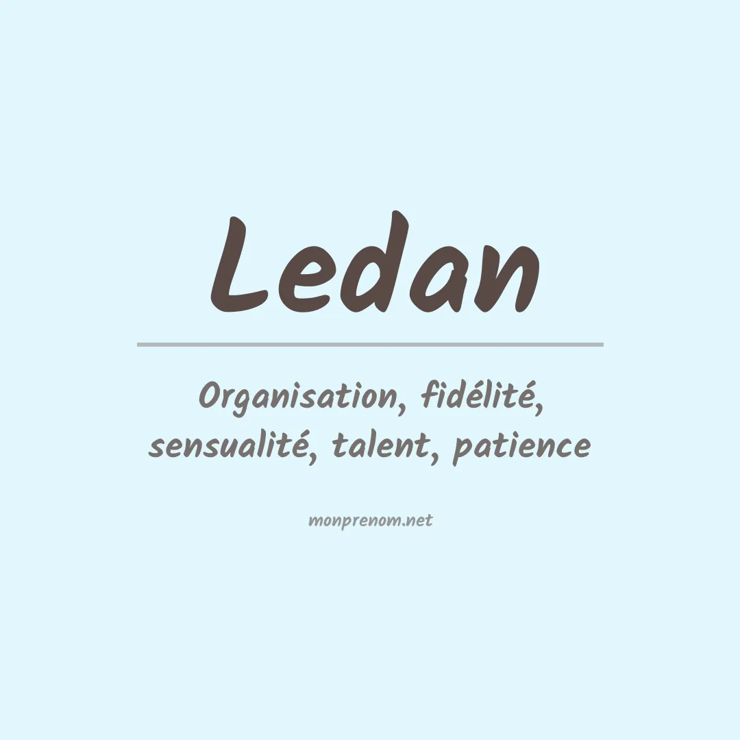 Prénom Ledan