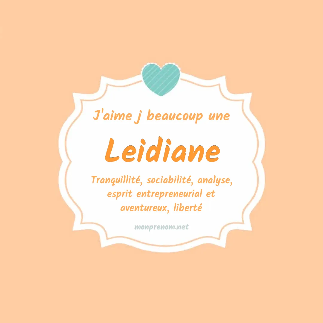 J'aime beaucoup Leidiane