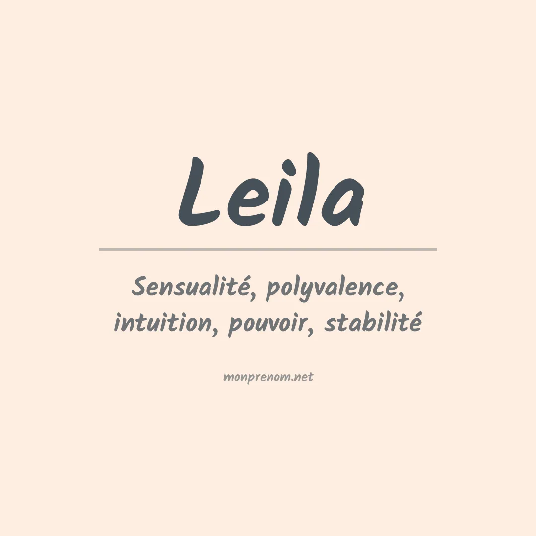 Prénom Leila