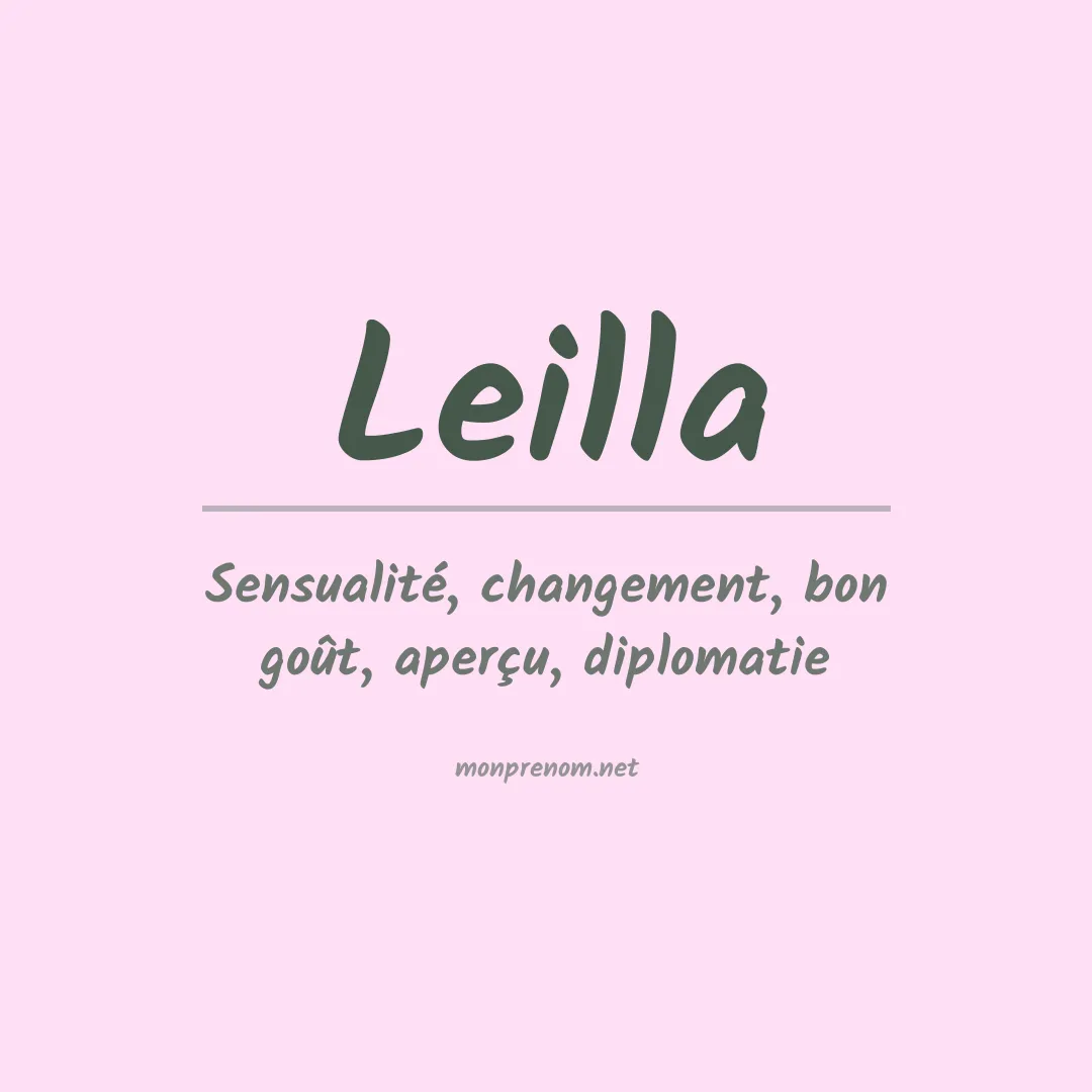 Prénom Leilla
