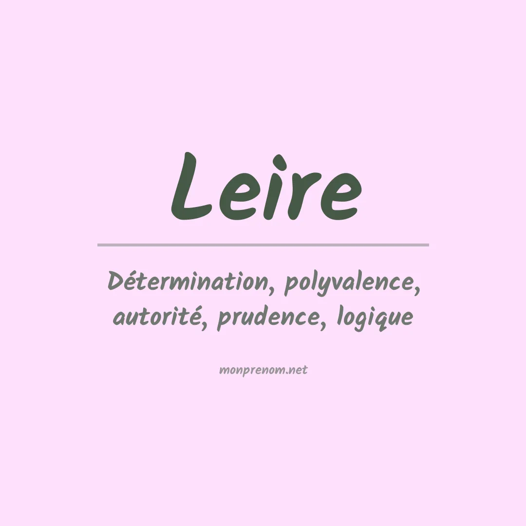 Prénom Leire