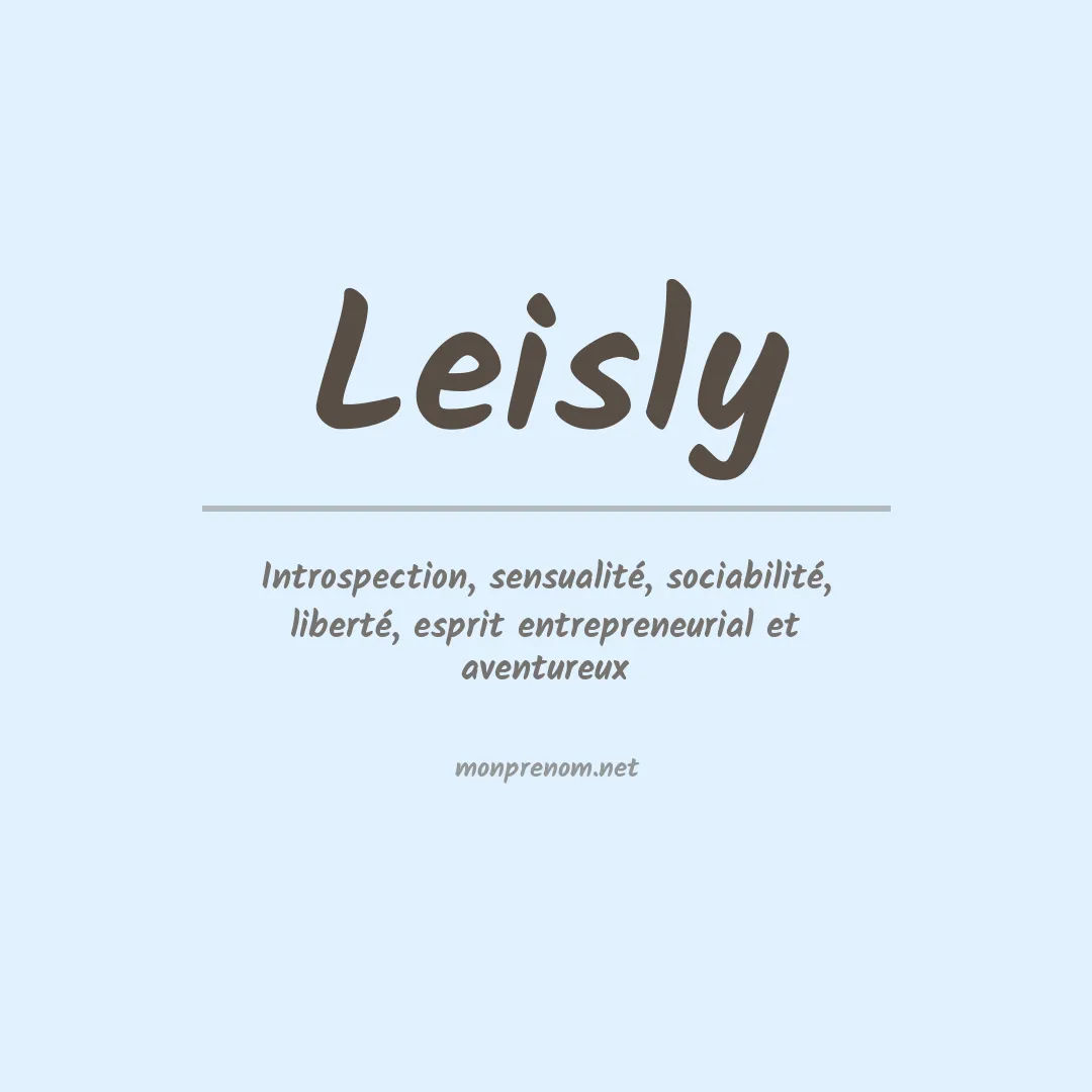 Prénom Leisly
