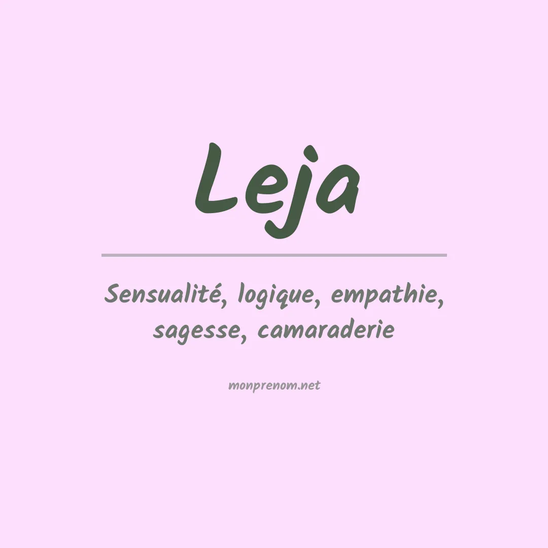 Prénom Leja