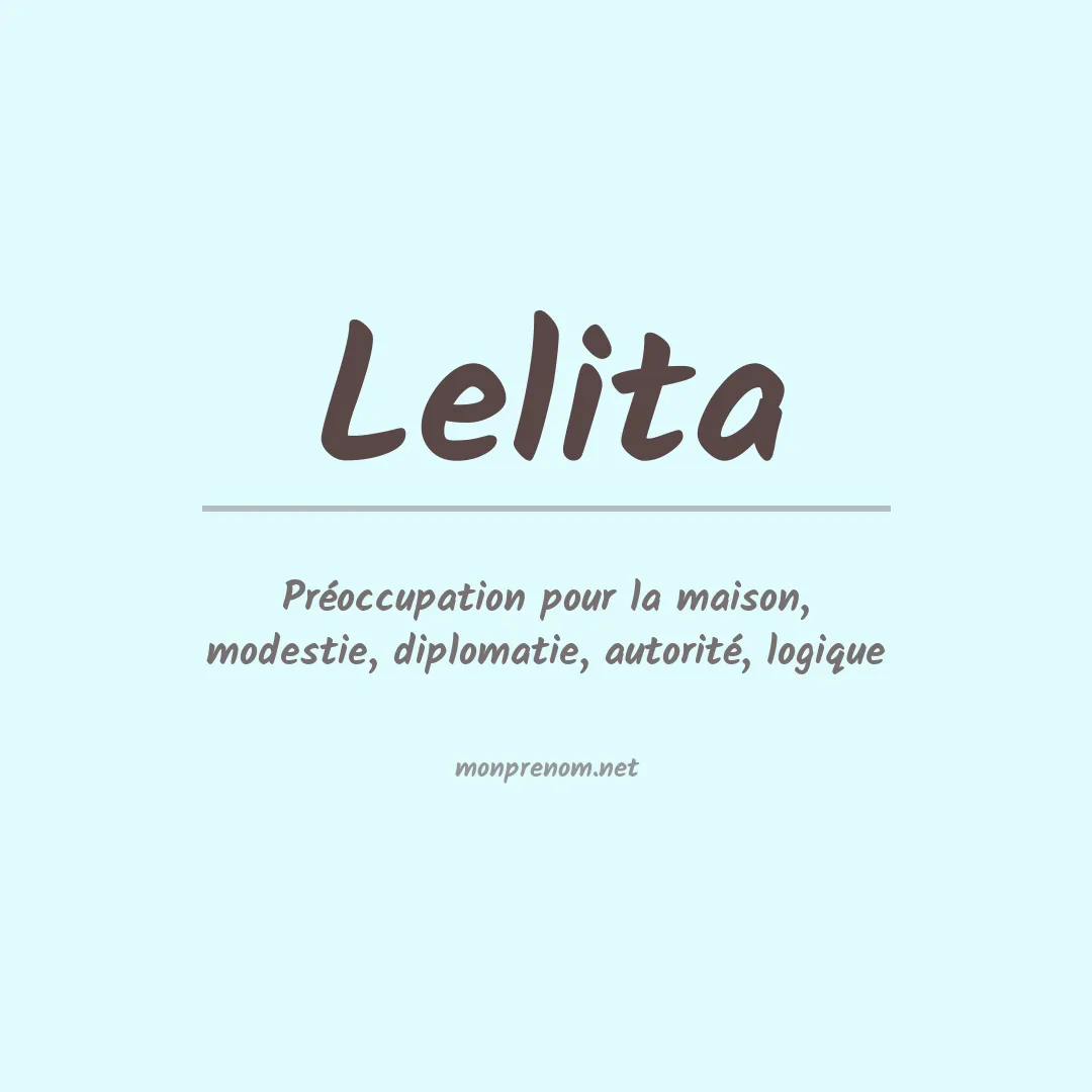 Prénom Lelita