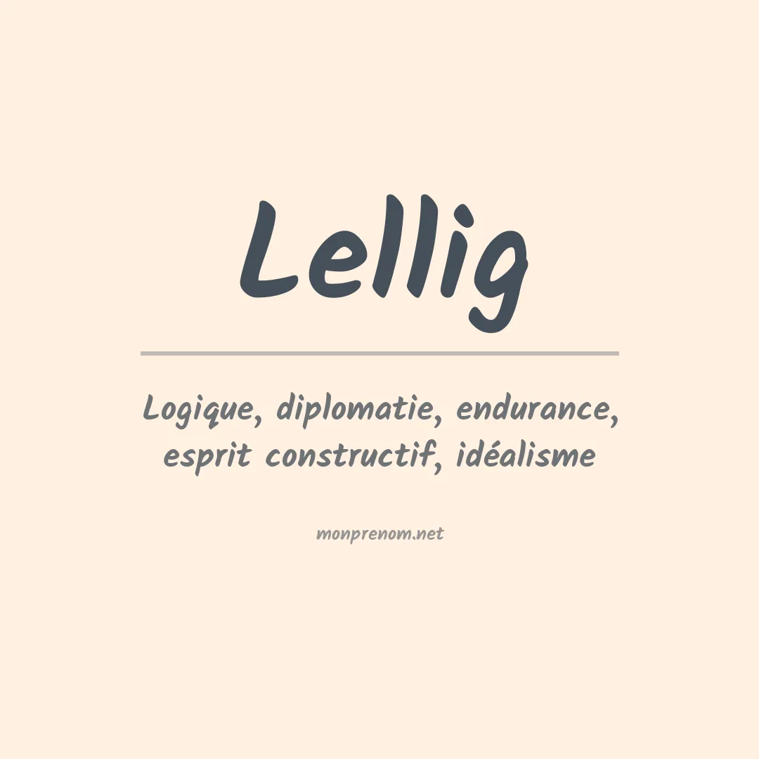 Signification du prénom Lellig