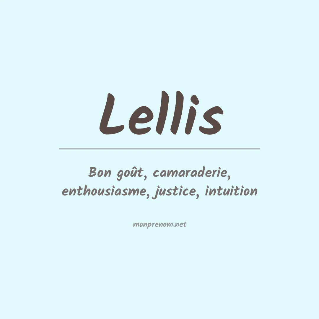 Signification du prénom Lellis
