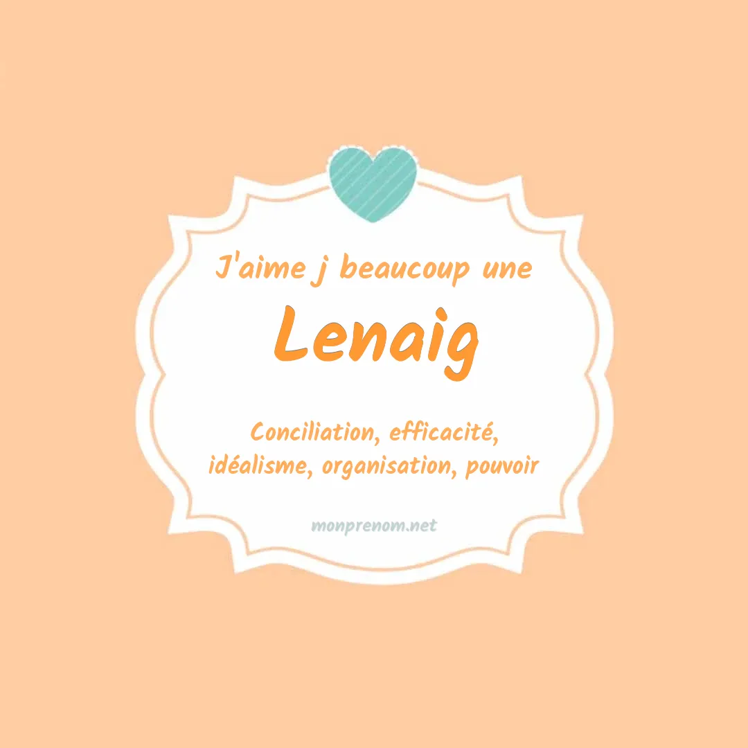 J'aime beaucoup Lenaig
