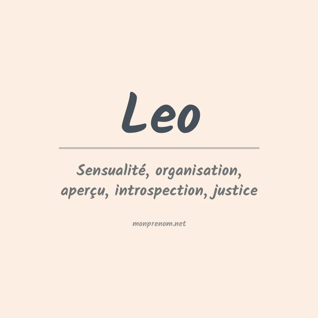Prénom Leo