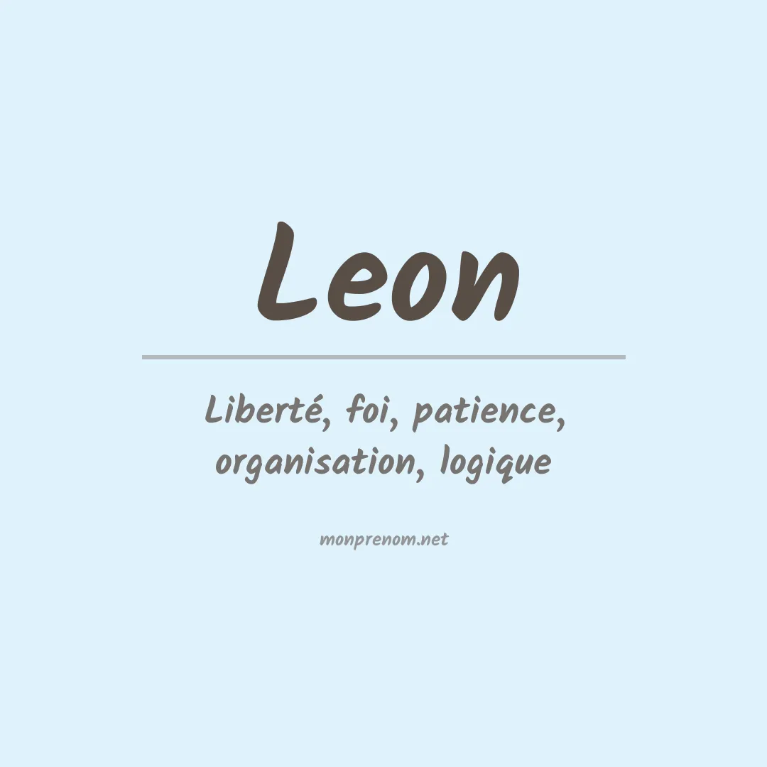 Prénom Leon